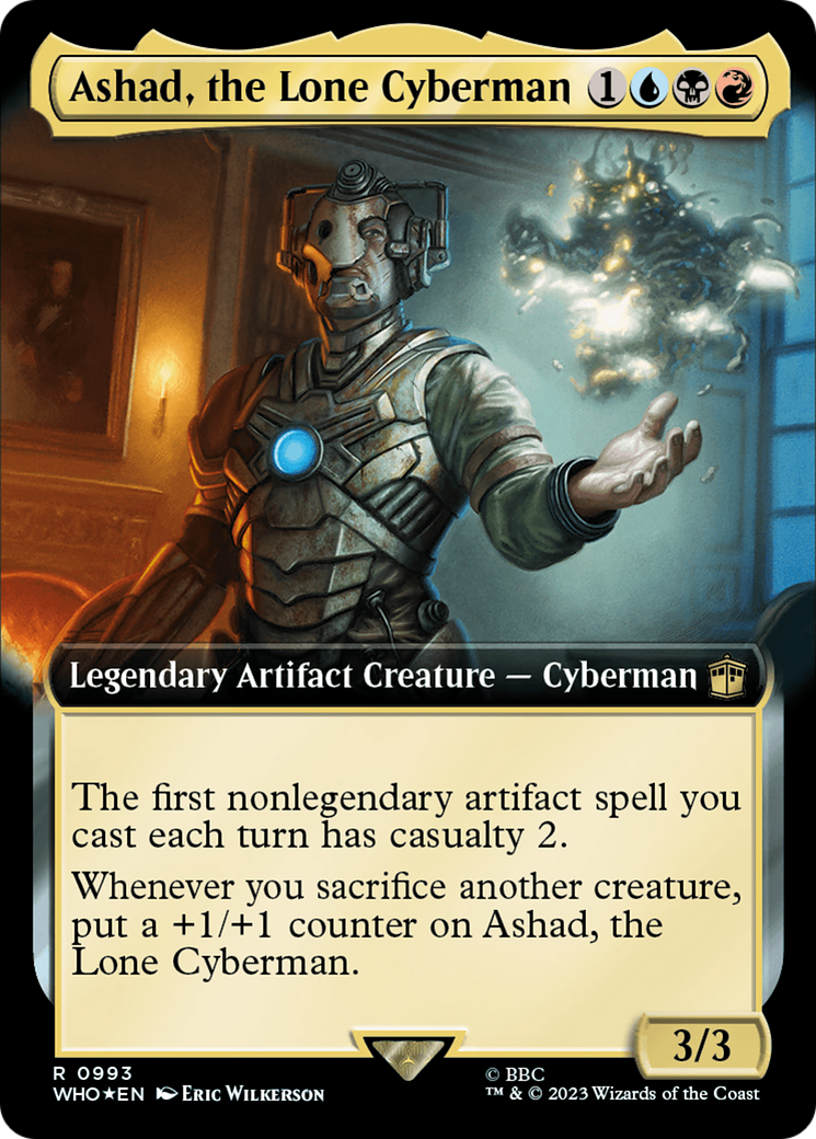 Ashad, the Lone Cyberman (Extended Art) (Surge Foil) [Doctor Who] | L.A. Mood Comics and Games