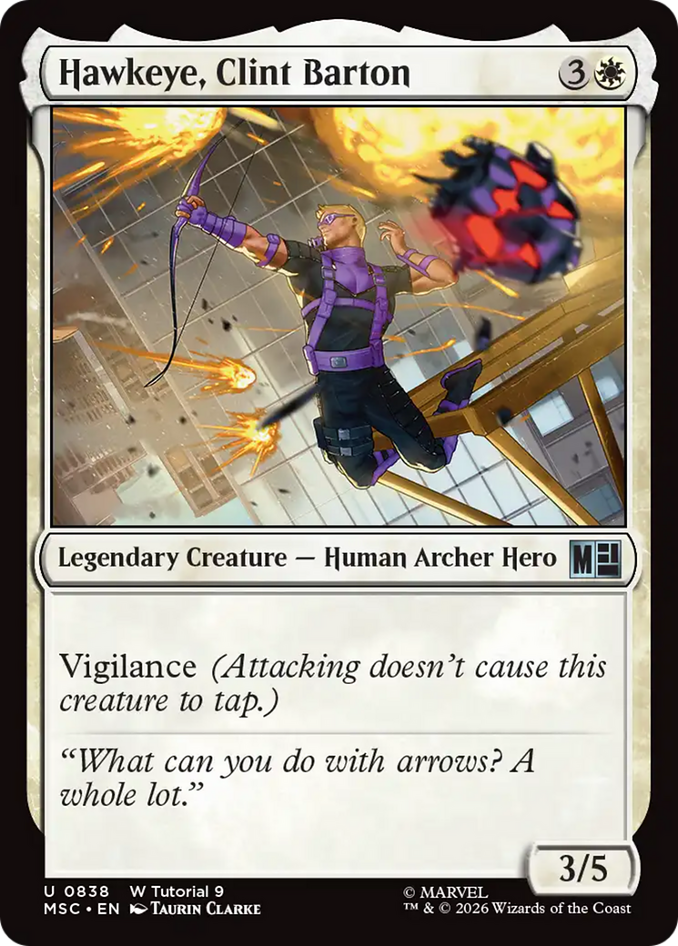 Hawkeye, Clint Barton (0838) [Marvel Super Heroes Commander] | L.A. Mood Comics and Games