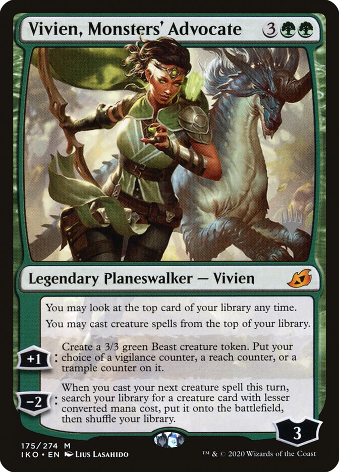 Vivien, Monsters' Advocate (Promo Pack) [Ikoria: Lair of Behemoths Promos] | L.A. Mood Comics and Games