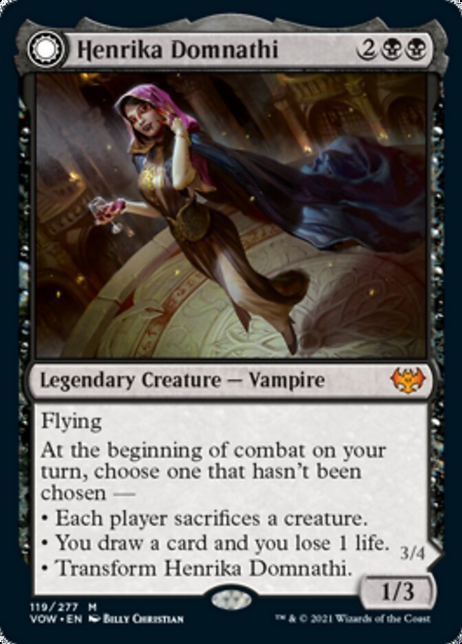 Henrika Domnathi // Henrika, Infernal Seer [Innistrad: Crimson Vow] | L.A. Mood Comics and Games