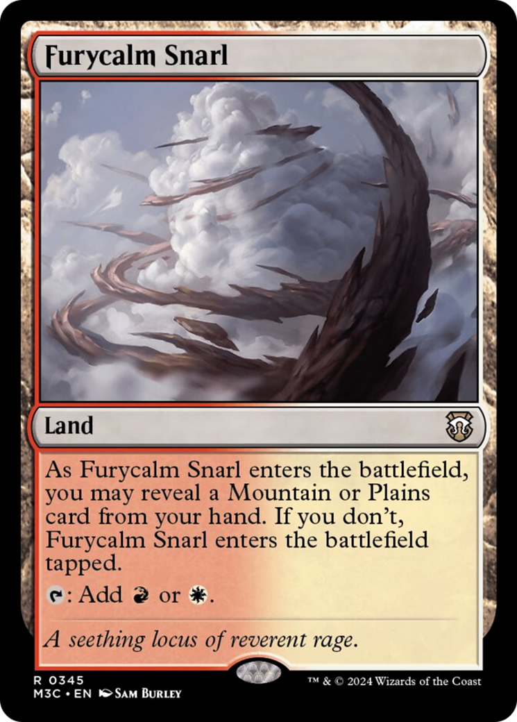 Furycalm Snarl (Ripple Foil) [Modern Horizons 3 Commander] | L.A. Mood Comics and Games