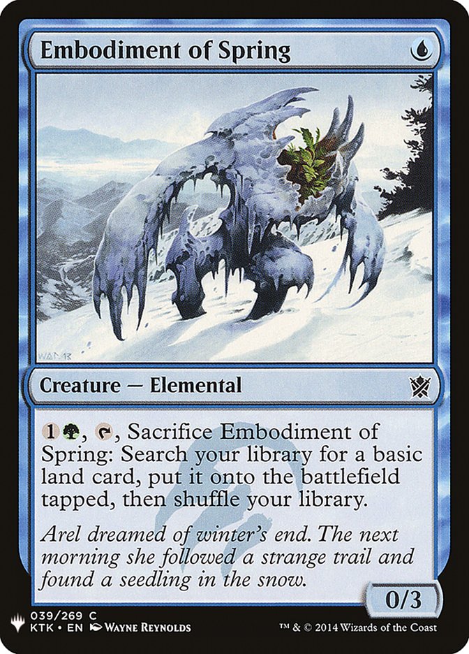 Embodiment of Spring [Mystery Booster] | L.A. Mood Comics and Games