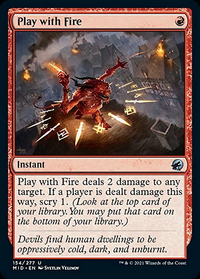 Play with Fire [Innistrad: Midnight Hunt] | L.A. Mood Comics and Games