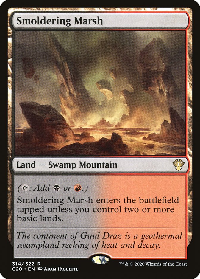 Smoldering Marsh [Commander 2020] | L.A. Mood Comics and Games