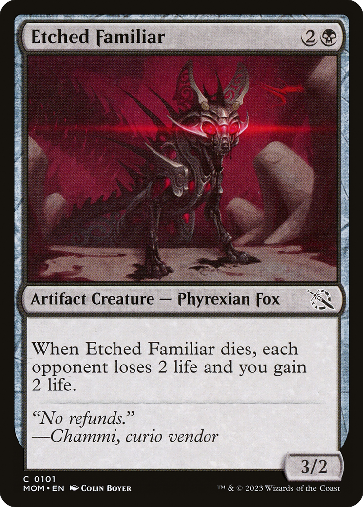 Etched Familiar [March of the Machine] | L.A. Mood Comics and Games