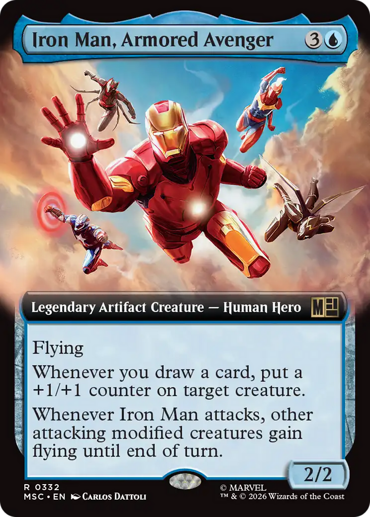 Iron Man, Armored Avenger (Extended Art) [Marvel Super Heroes Commander] | L.A. Mood Comics and Games
