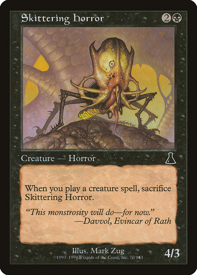 Skittering Horror [Urza's Destiny] | L.A. Mood Comics and Games
