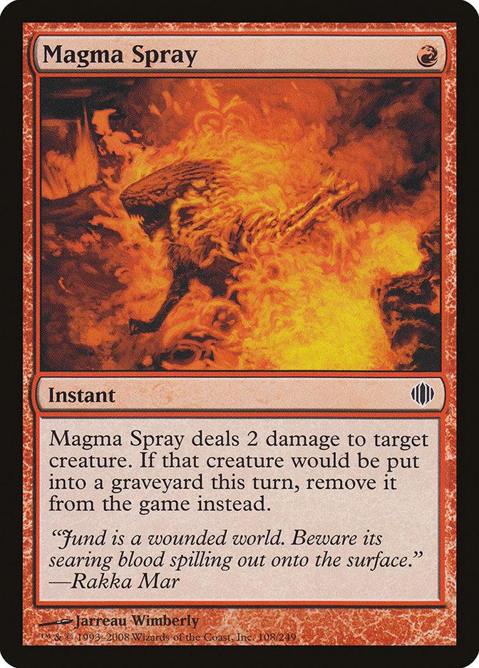 Magma Spray [Shards of Alara] | L.A. Mood Comics and Games
