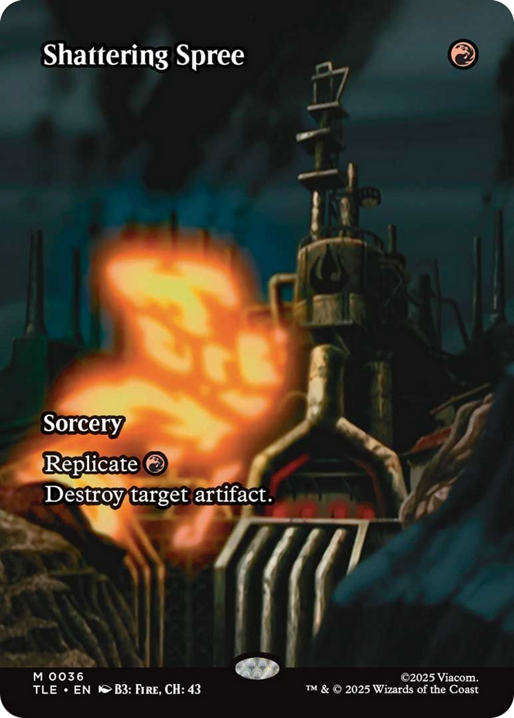 Shattering Spree (Borderless) [Avatar: The Last Airbender: Eternal-Legal] | L.A. Mood Comics and Games