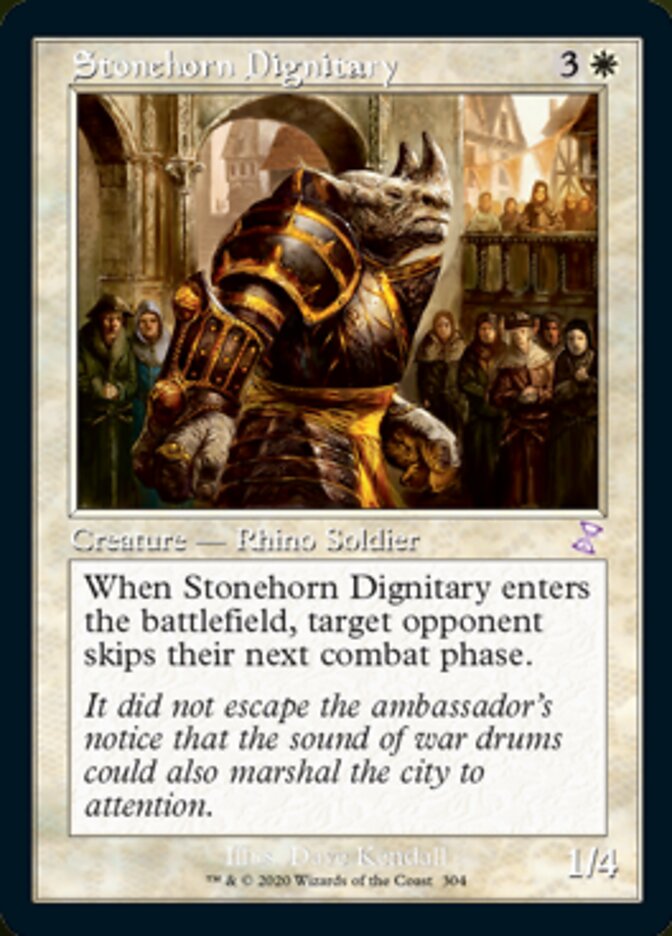 Stonehorn Dignitary (Timeshifted) [Time Spiral Remastered] | L.A. Mood Comics and Games