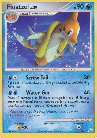 Floatzel (2/12) [Diamond & Pearl: Trainer Kit - Manaphy] | L.A. Mood Comics and Games