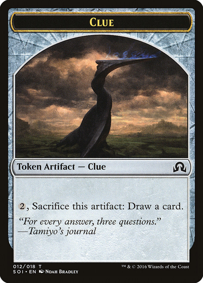 Clue Token (012/018) [Shadows over Innistrad Tokens] | L.A. Mood Comics and Games