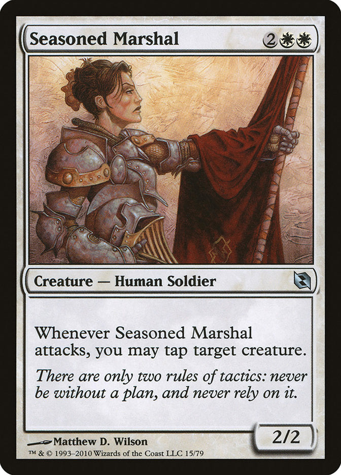 Seasoned Marshal [Duel Decks: Elspeth vs. Tezzeret] | L.A. Mood Comics and Games