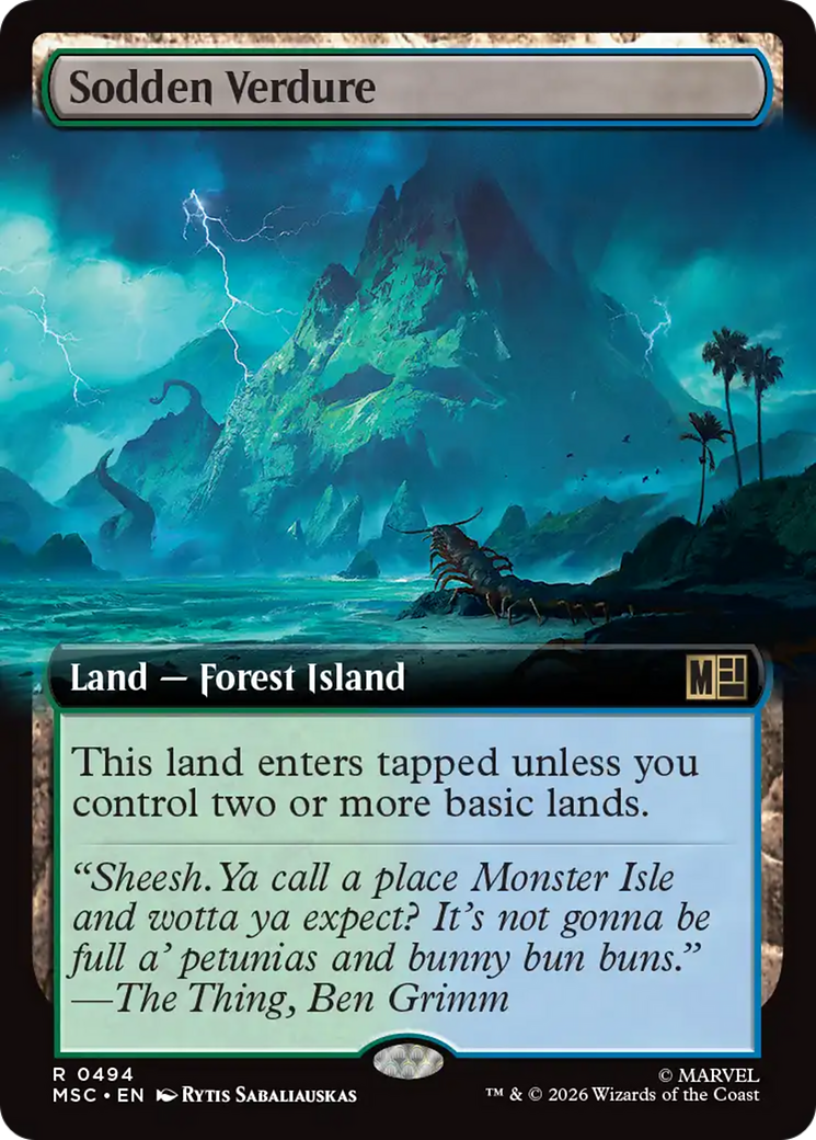 Sodden Verdure (Extended Art) [Marvel Super Heroes Commander] | L.A. Mood Comics and Games