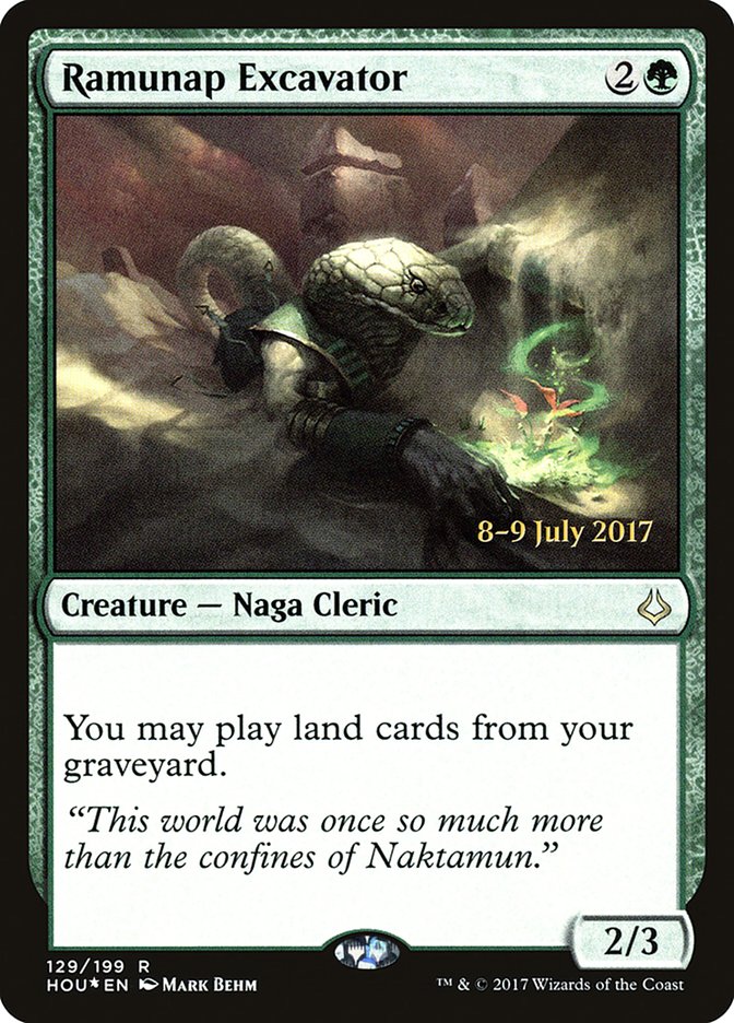 Ramunap Excavator [Hour of Devastation Prerelease Promos] | L.A. Mood Comics and Games