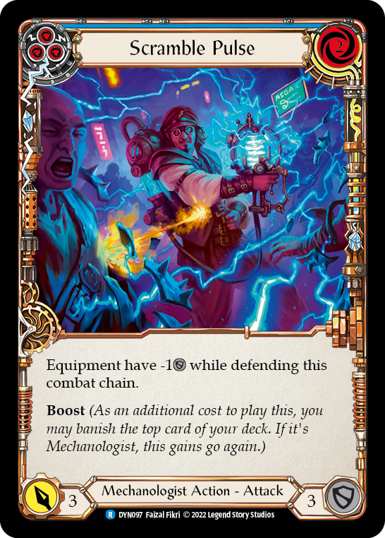 Scramble Pulse (Blue) [DYN097] (Dynasty) | L.A. Mood Comics and Games