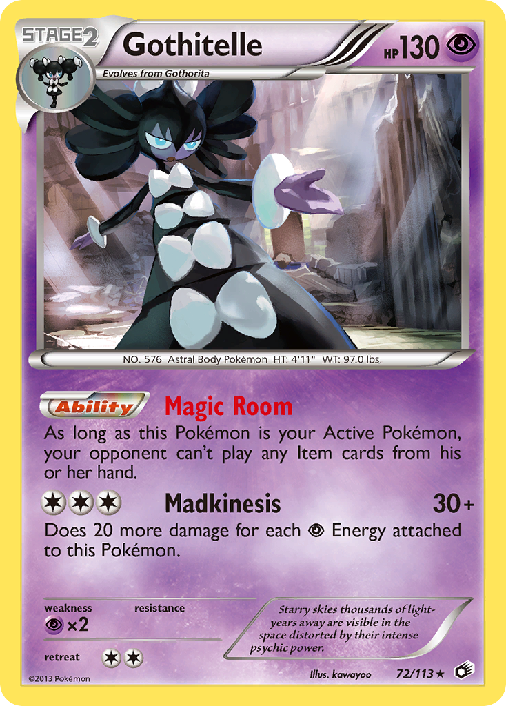 Gothitelle (72/113) [Black & White: Legendary Treasures] | L.A. Mood Comics and Games