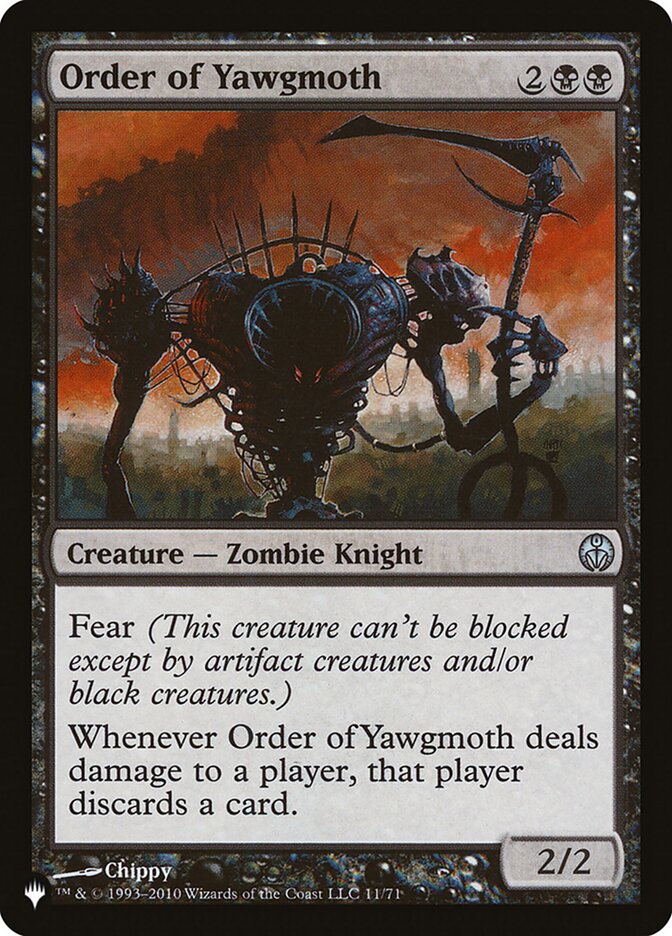 Order of Yawgmoth [The List] | L.A. Mood Comics and Games