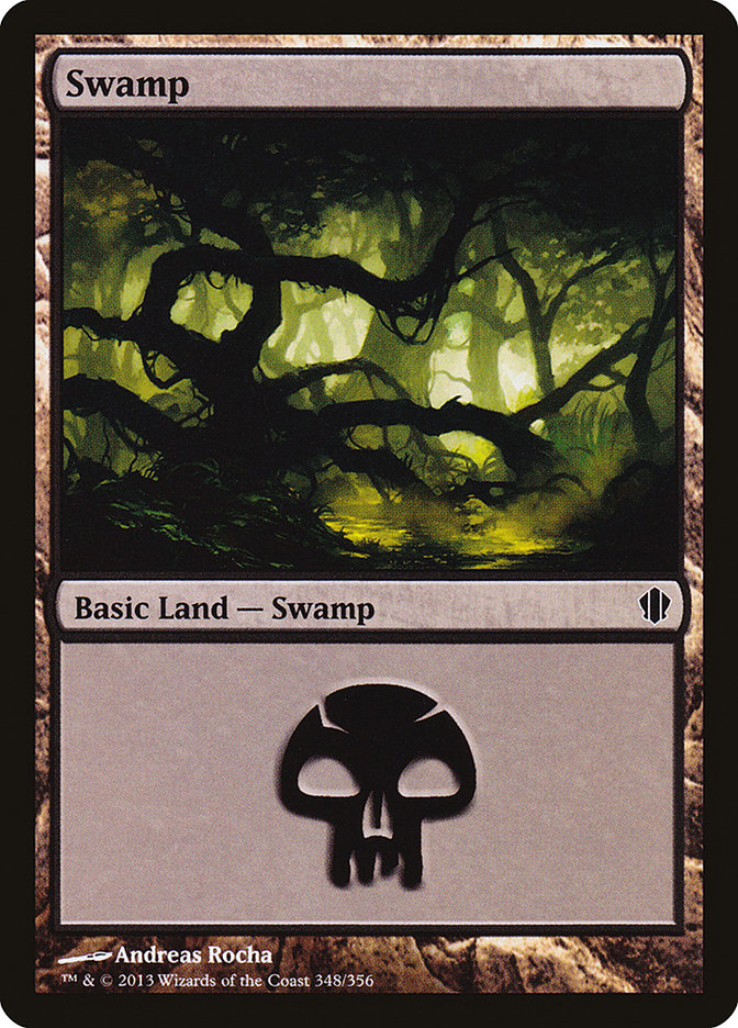 Swamp (348) [Commander 2013] | L.A. Mood Comics and Games