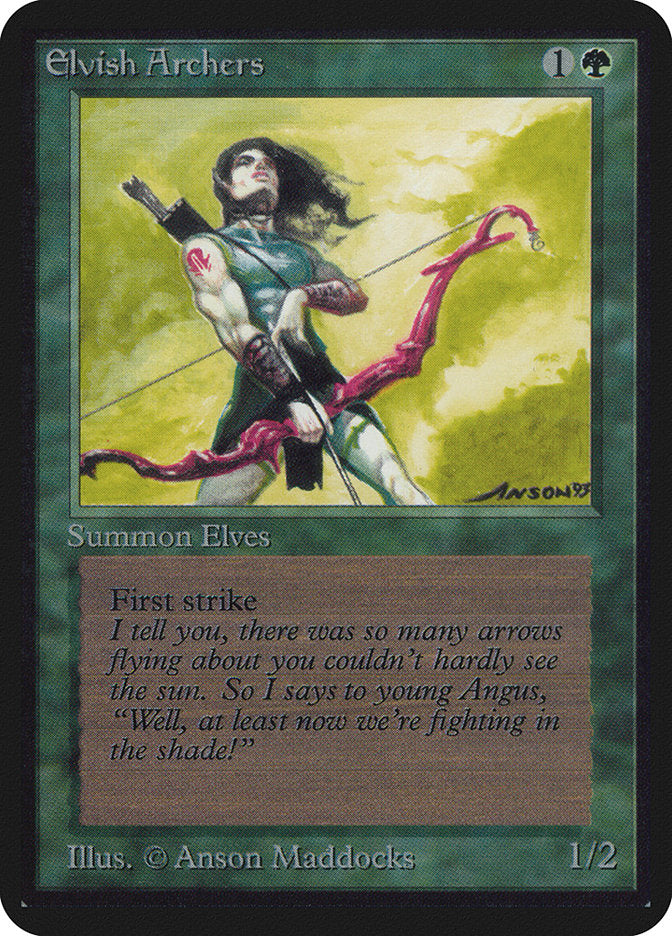 Elvish Archers [Alpha Edition] | L.A. Mood Comics and Games