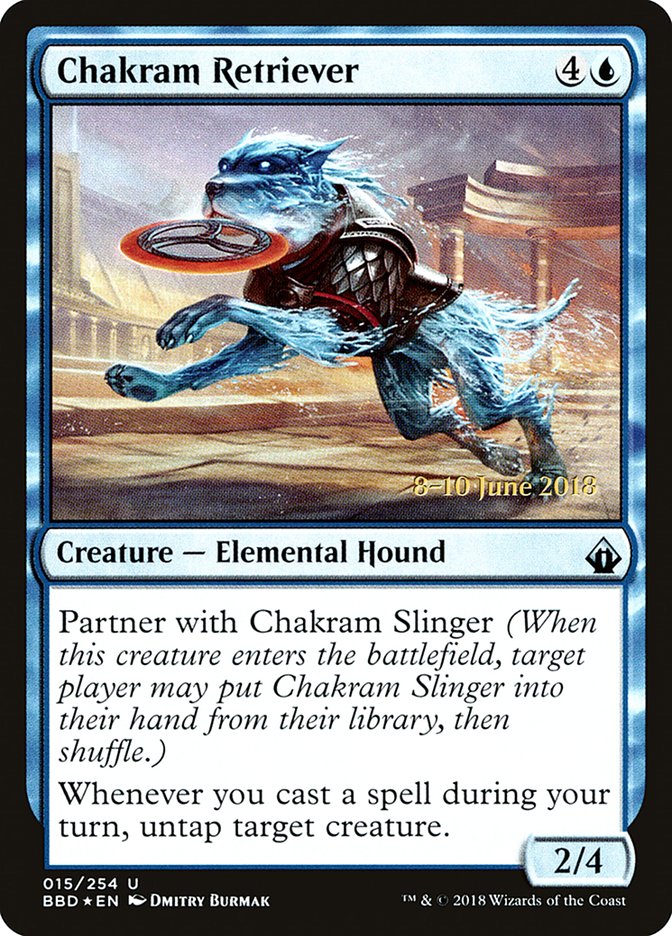 Chakram Retriever (Prerelease) [Battlebond Prerelease Promos] | L.A. Mood Comics and Games