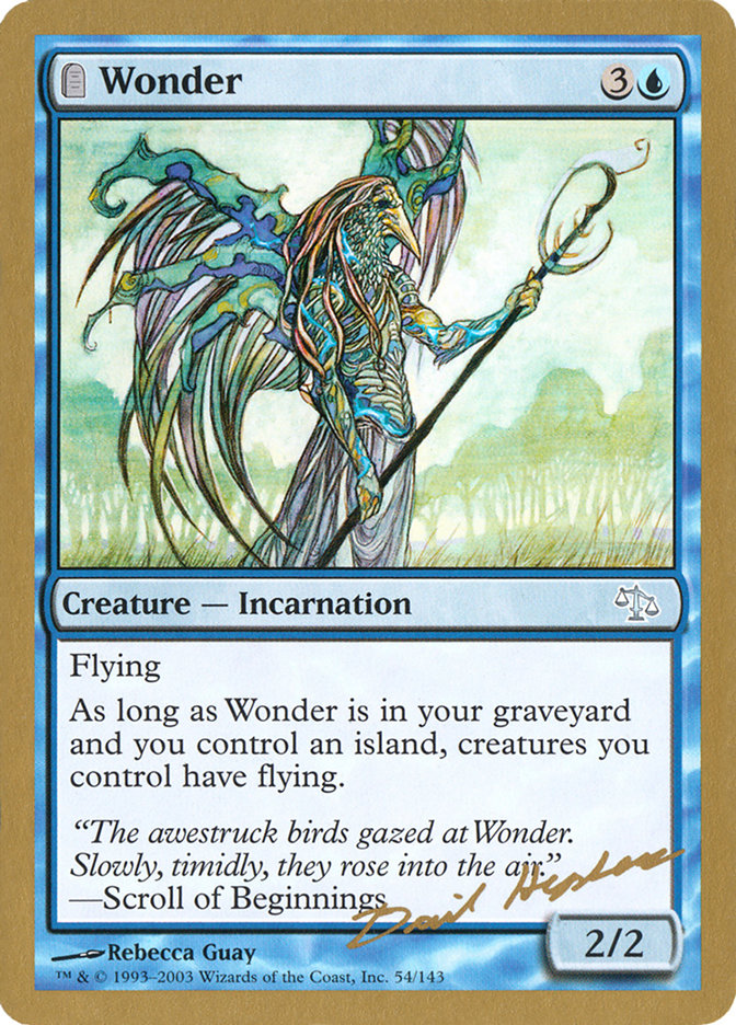 Wonder (Dave Humpherys) [World Championship Decks 2003] | L.A. Mood Comics and Games