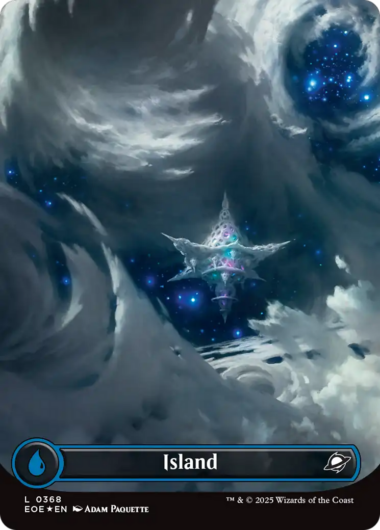 Island (0368) (Borderless) (Galaxy Foil) [Edge of Eternities] | L.A. Mood Comics and Games
