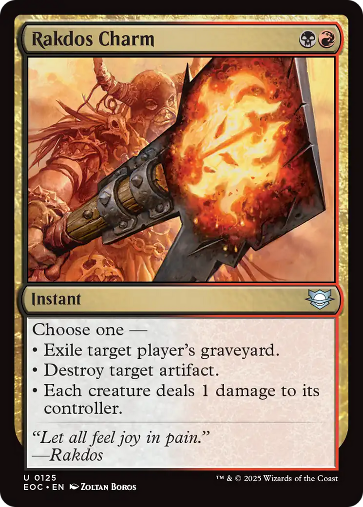 Rakdos Charm [Edge of Eternities Commander] | L.A. Mood Comics and Games