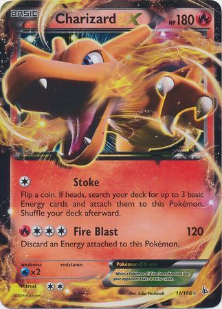 Charizard EX (11/106) (Jumbo Card) [XY: Flashfire] | L.A. Mood Comics and Games