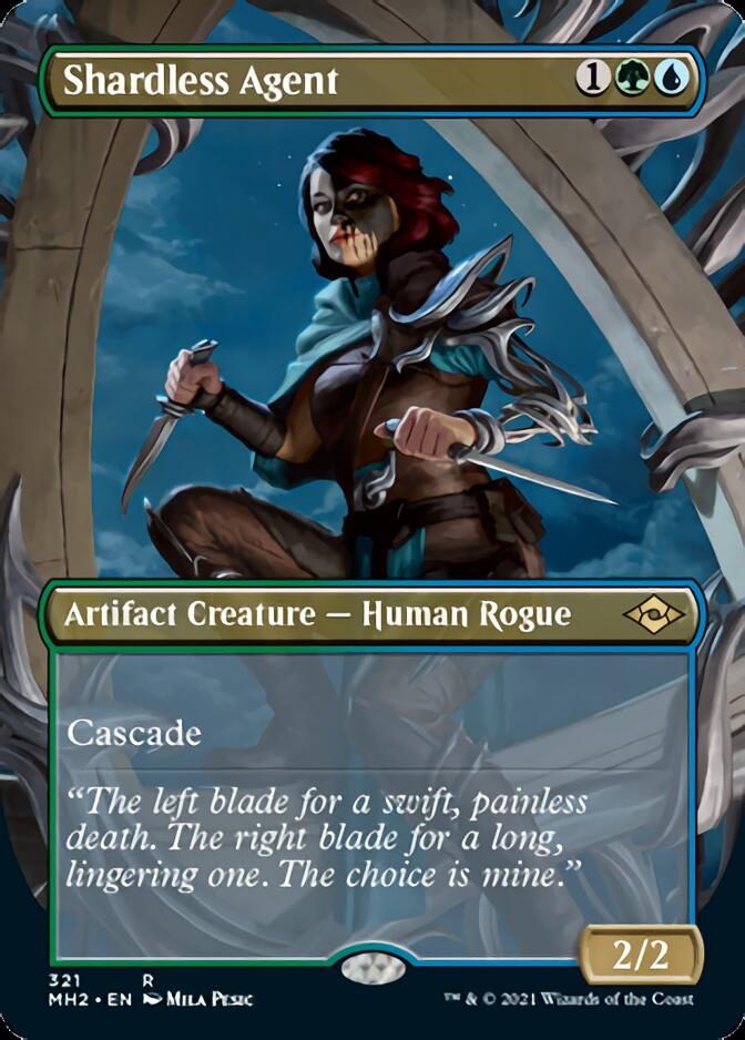 Shardless Agent (Borderless Alternate Art) [Modern Horizons 2] | L.A. Mood Comics and Games