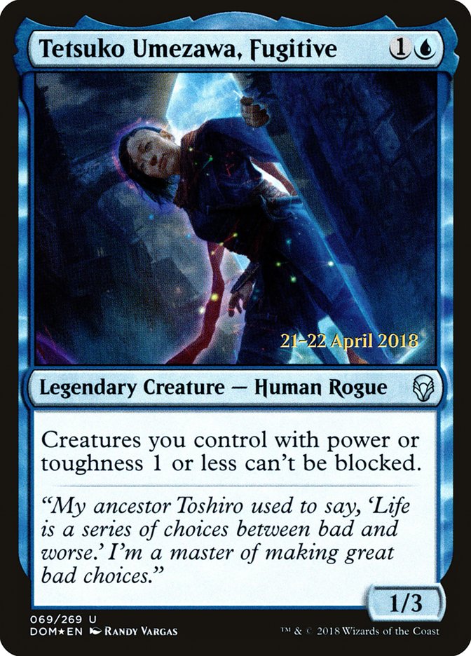 Tetsuko Umezawa, Fugitive [Dominaria Prerelease Promos] | L.A. Mood Comics and Games