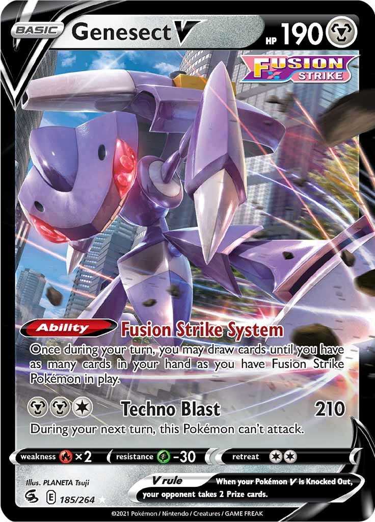 Genesect V (185/264) [Sword & Shield: Fusion Strike] | L.A. Mood Comics and Games