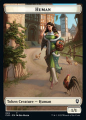 Spider // Human Double-Sided Token [Commander Legends: Battle for Baldur's Gate Tokens] | L.A. Mood Comics and Games