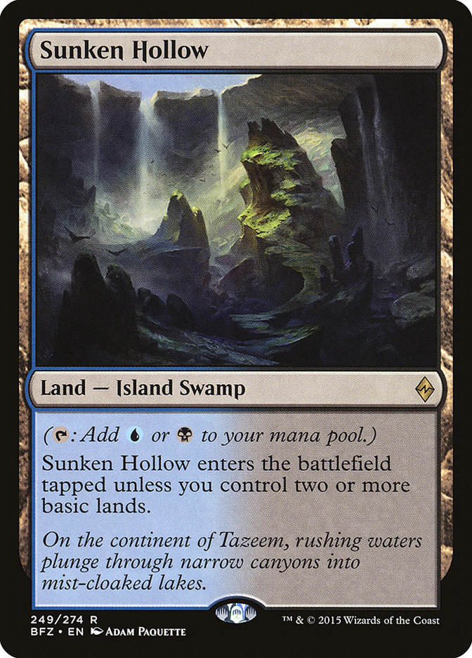 Sunken Hollow [Battle for Zendikar] | L.A. Mood Comics and Games