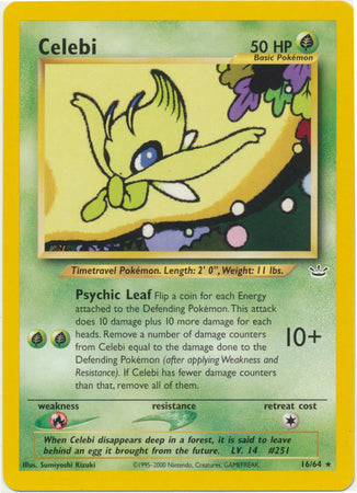 Celebi (16/64) [Neo Revelation Unlimited] | L.A. Mood Comics and Games