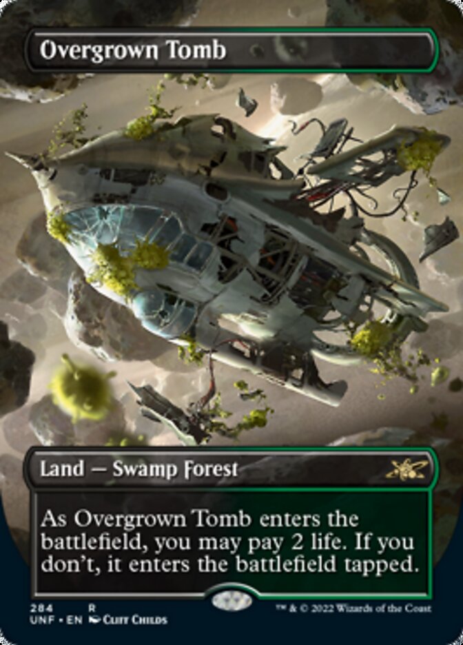 Overgrown Tomb (Borderless) [Unfinity] | L.A. Mood Comics and Games