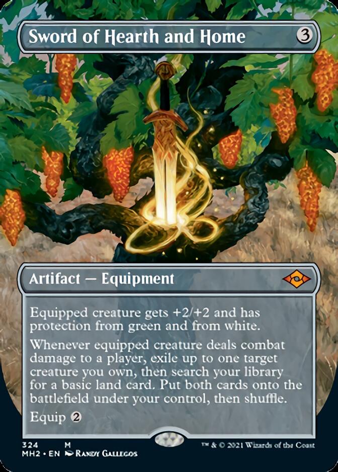 Sword of Hearth and Home (Borderless Alternate Art) [Modern Horizons 2] | L.A. Mood Comics and Games