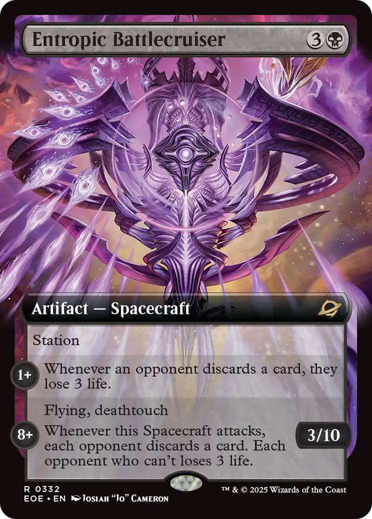 Entropic Battlecruiser (Extended Art) [Edge of Eternities] | L.A. Mood Comics and Games