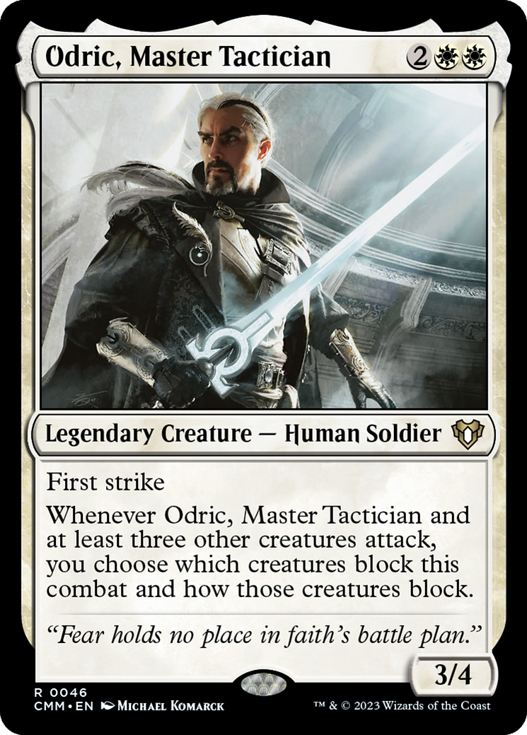 Odric, Master Tactician [Commander Masters] | L.A. Mood Comics and Games