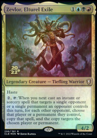 Zevlor, Elturel Exile [Commander Legends: Battle for Baldur's Gate Prerelease Promos] | L.A. Mood Comics and Games