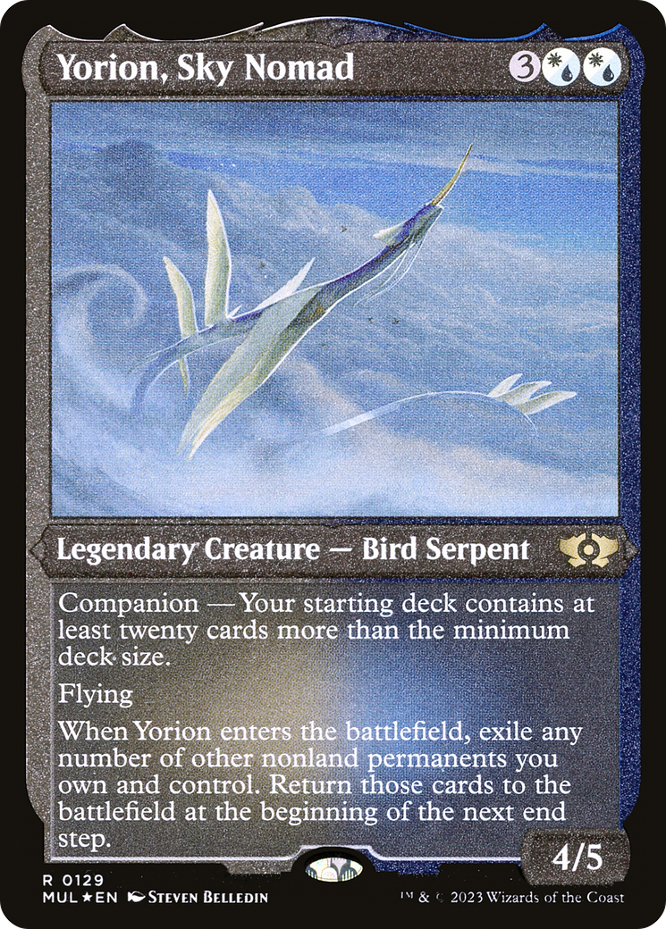 Yorion, Sky Nomad (Foil Etched) [Multiverse Legends] | L.A. Mood Comics and Games