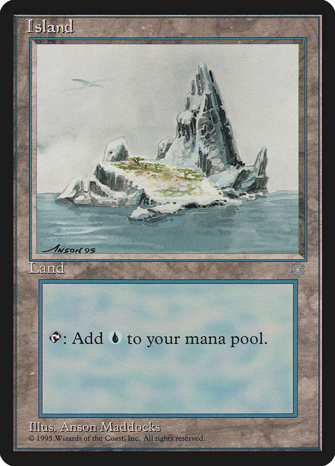 Island (Bird in Top Left / Signature on Left) [Ice Age] | L.A. Mood Comics and Games