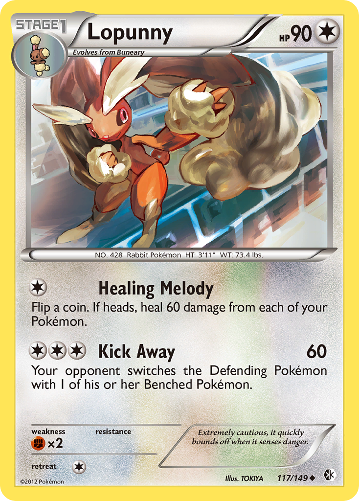 Lopunny (117/149) [Black & White: Boundaries Crossed] | L.A. Mood Comics and Games