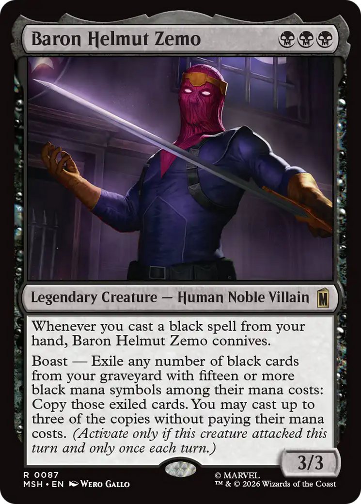 Baron Helmut Zemo [Marvel Super Heroes] | L.A. Mood Comics and Games