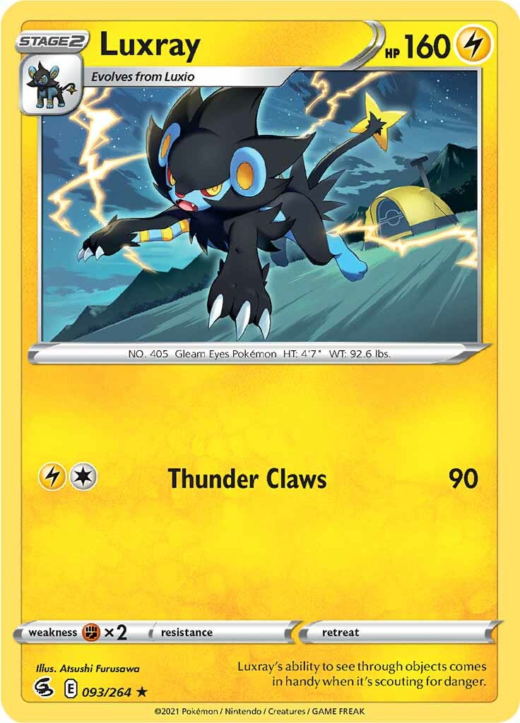 Luxray (093/264) [Sword & Shield: Fusion Strike] | L.A. Mood Comics and Games