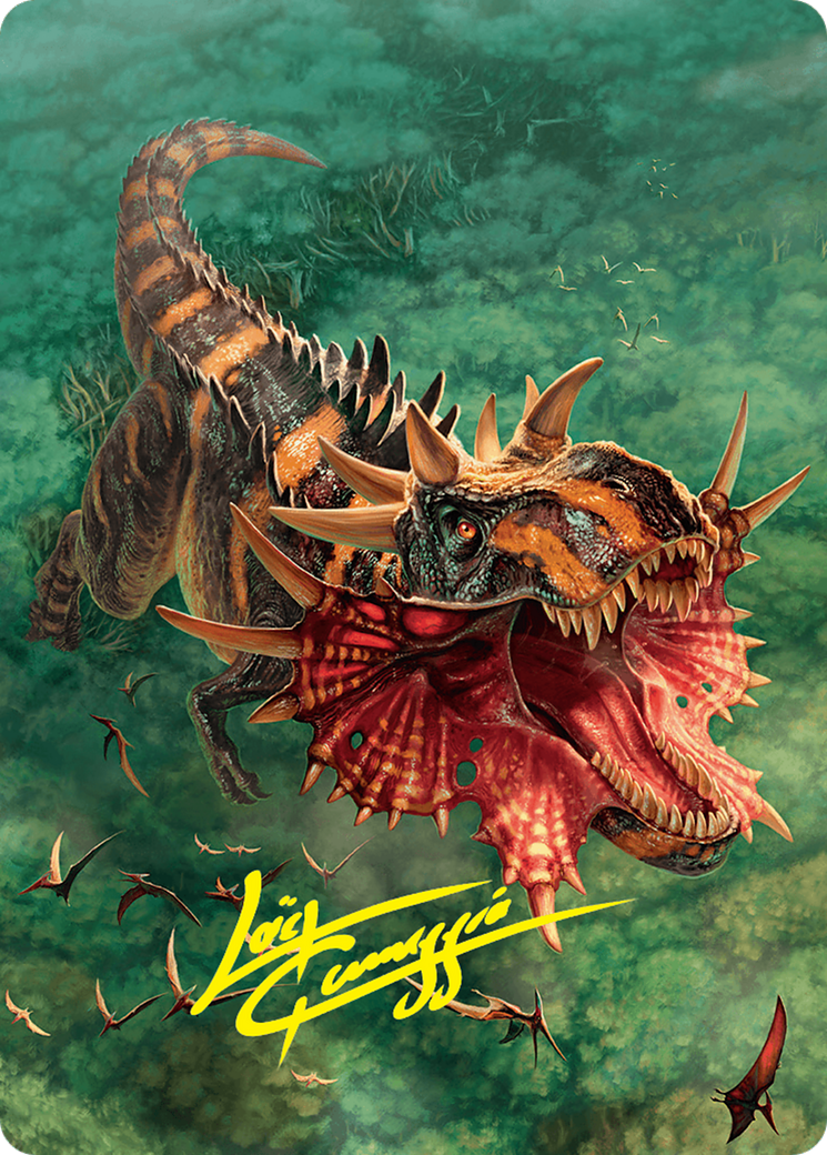 Gigantosaurus Art Card (53/54) (Gold-Stamped Signature) [Foundations Art Series] | L.A. Mood Comics and Games