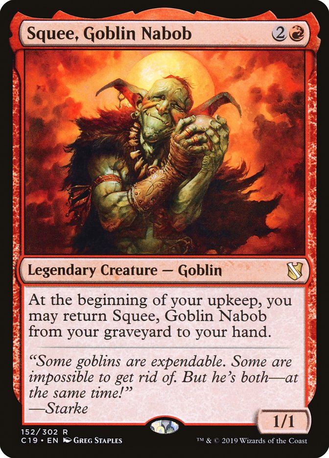 Squee, Goblin Nabob [Commander 2019] | L.A. Mood Comics and Games