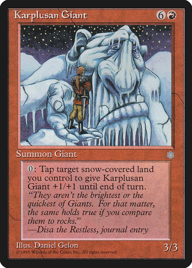 Karplusan Giant [Ice Age] | L.A. Mood Comics and Games