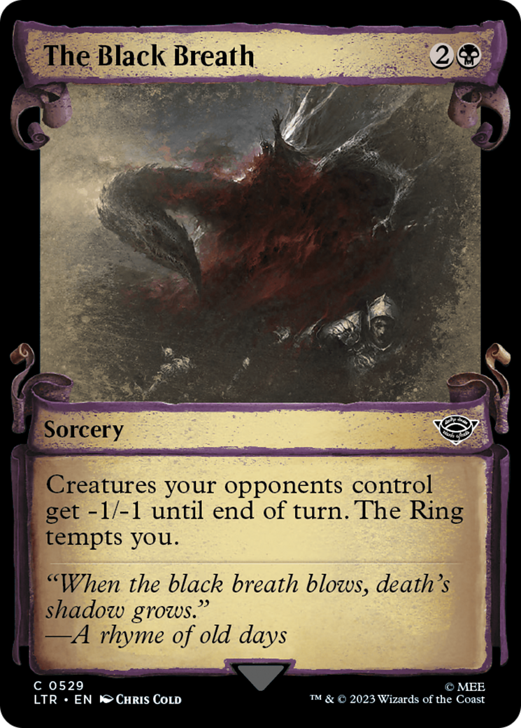 The Black Breath [The Lord of the Rings: Tales of Middle-Earth Showcase Scrolls] | L.A. Mood Comics and Games