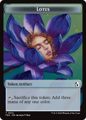 Dragon // Lotus Double-Sided Token [Reality Fracture Tokens] | L.A. Mood Comics and Games